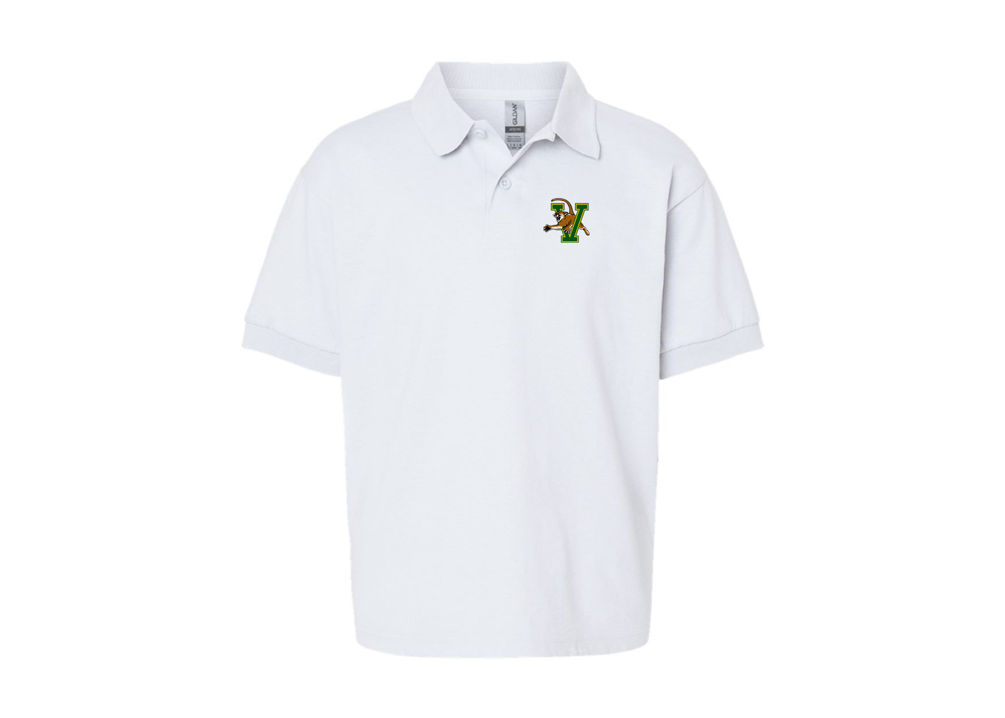 Youth Vermont Catamounts Dry Blend Jersey Polo