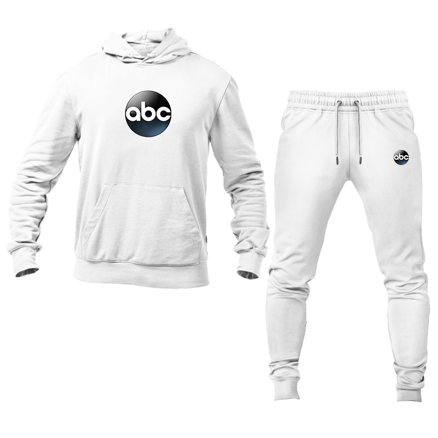 Men's Abc Logo Hoodie Joggers Set