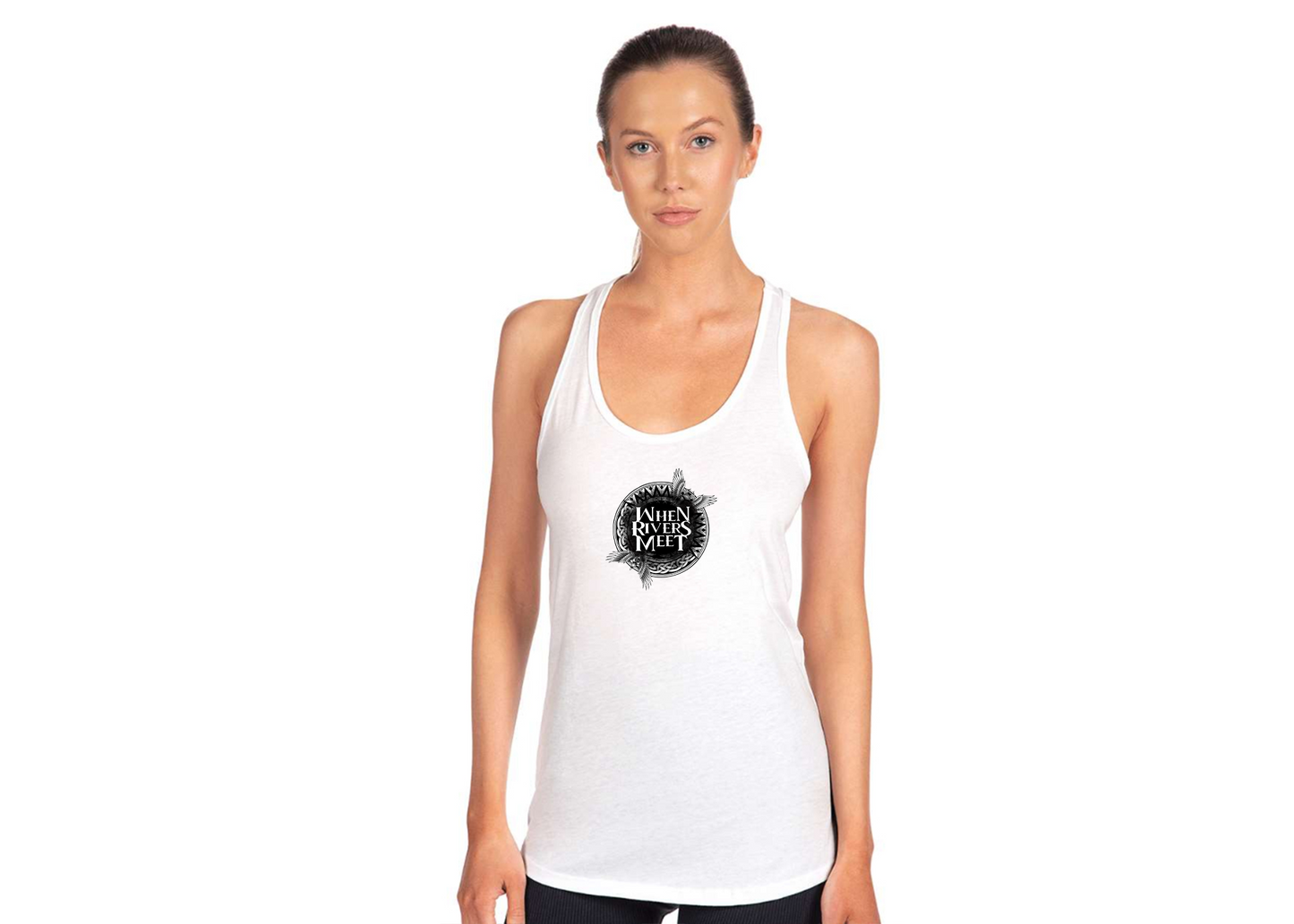 Women's When Rivers Meet Next Level Ideal Racerback Tank