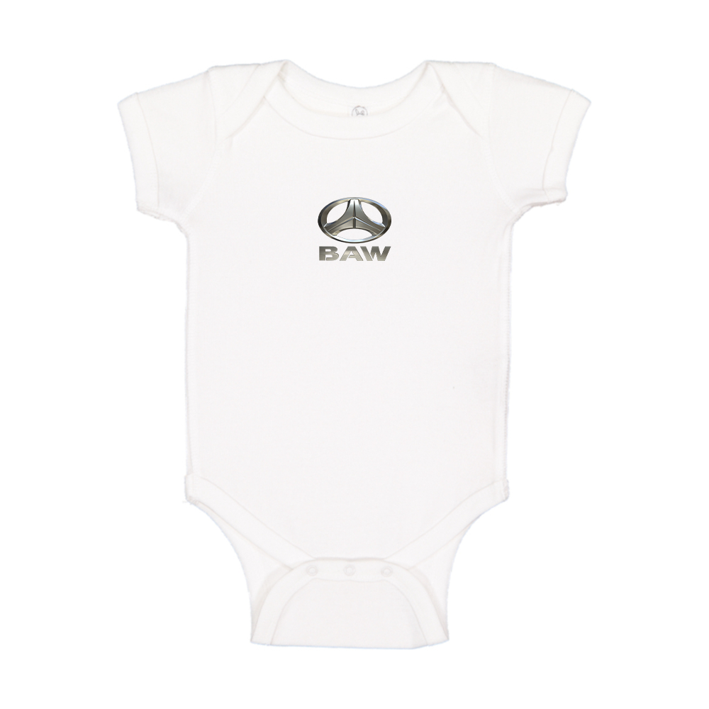 Beijing Automobile Works Logo Baby Romper Onesie