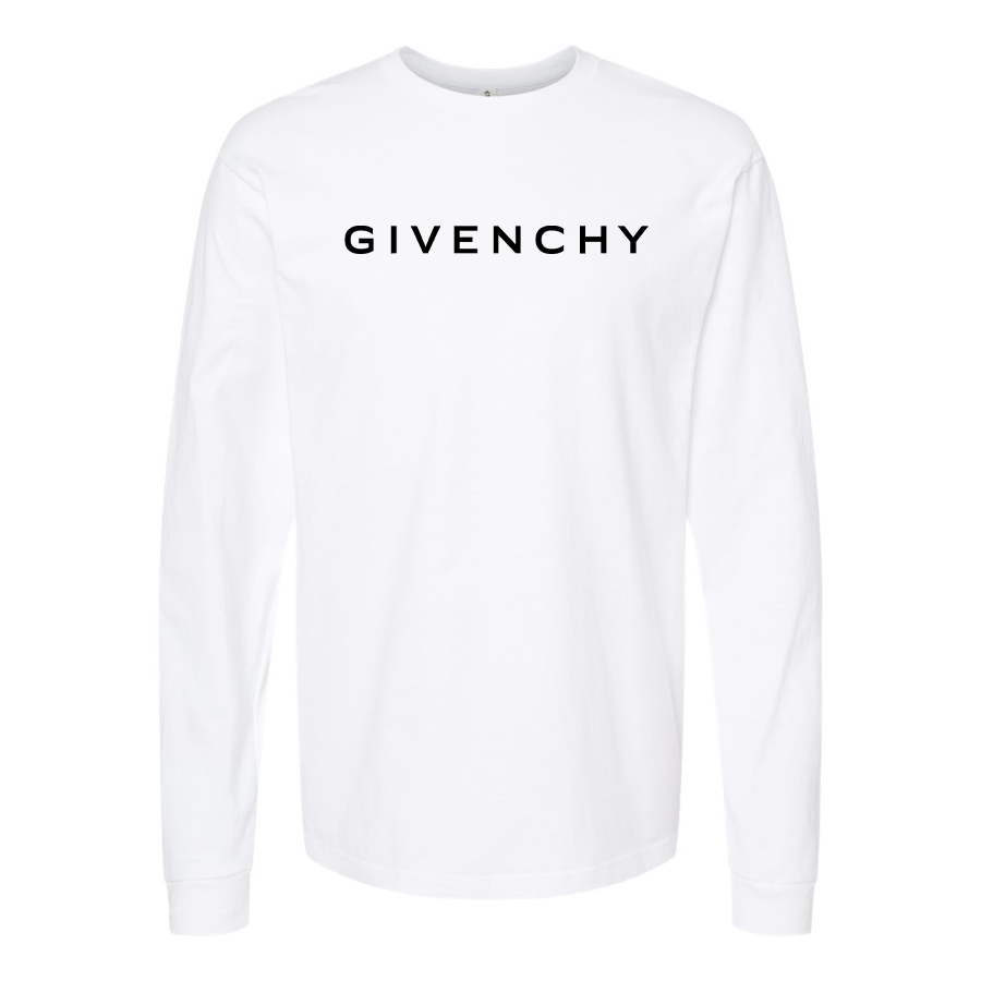 Men's Givenchy Logo Long Sleeve T-Shirt