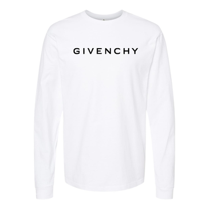Men's Givenchy Logo Long Sleeve T-Shirt
