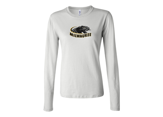 BELLA CANVAS Women’s Wisconsin Milwaukee Panthers Jersey Long Sleeve Tee