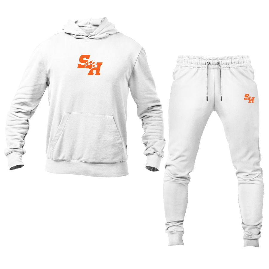 Men's Sam Houston State Bearkats Logo Hoodie Joggers Set