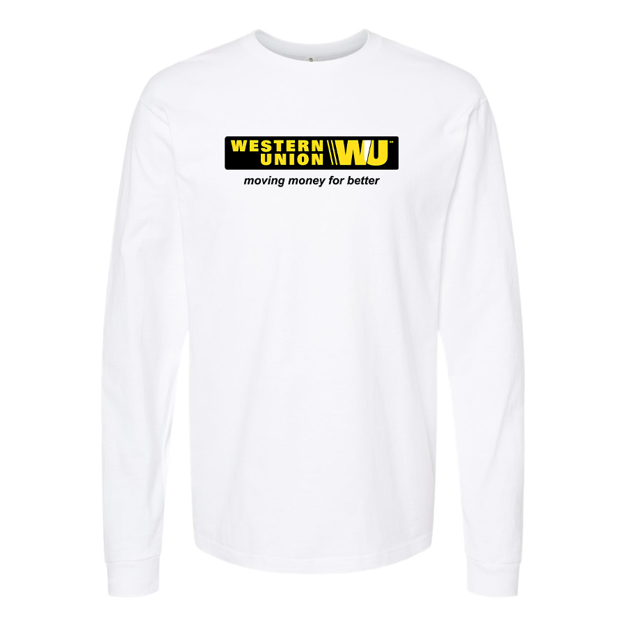 Youth  Wastern Union Logo Cotton Long Sleeve T-Shirt