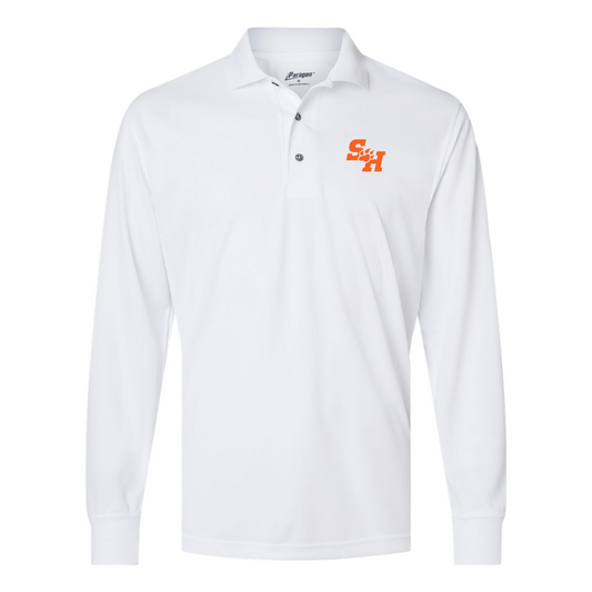 Men's Sam Houston State Bearkats Logo Paragon Prescott Long Sleeve Polo