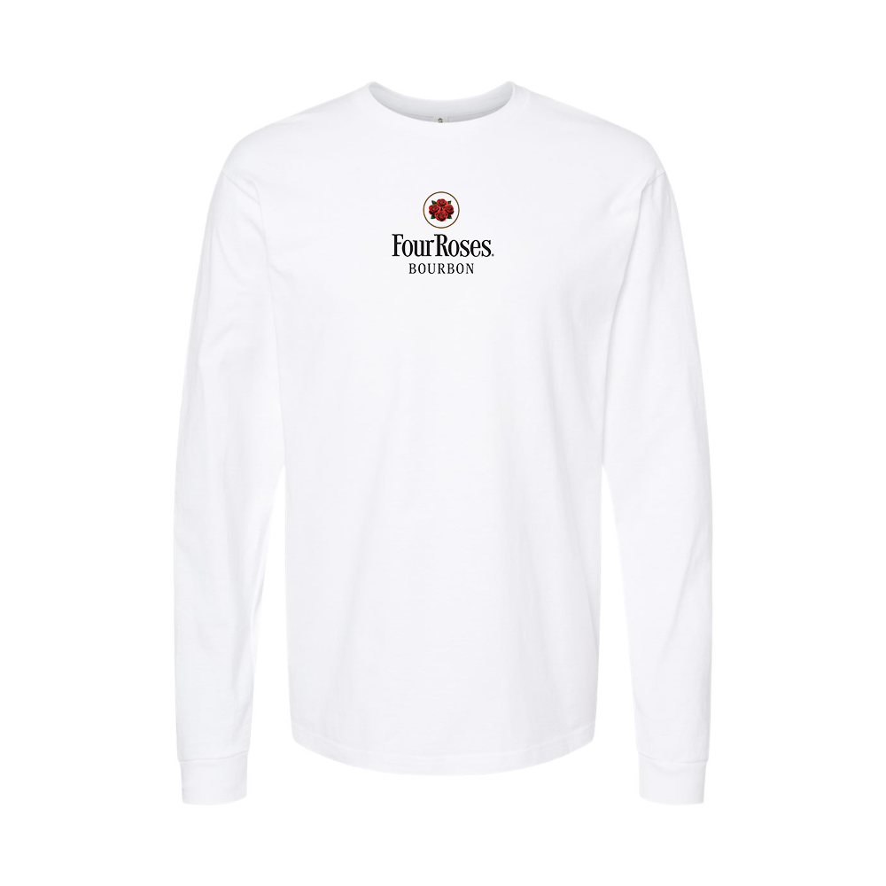 Youth Four Roses Logo Cotton Long Sleeve T-Shirt