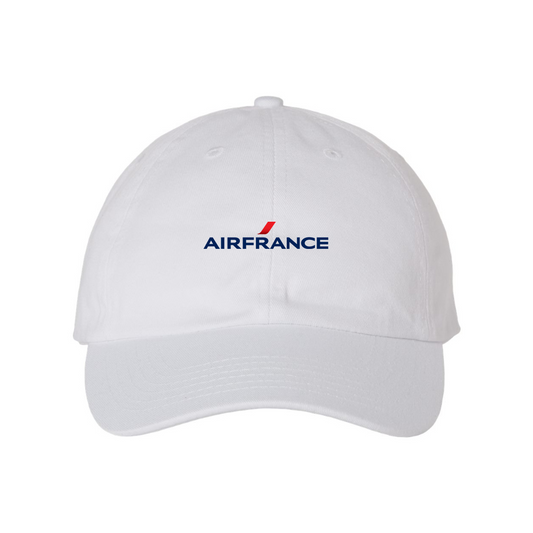 Air France Logo  Valucap Adult Bio-Washed Classic Dad Hat