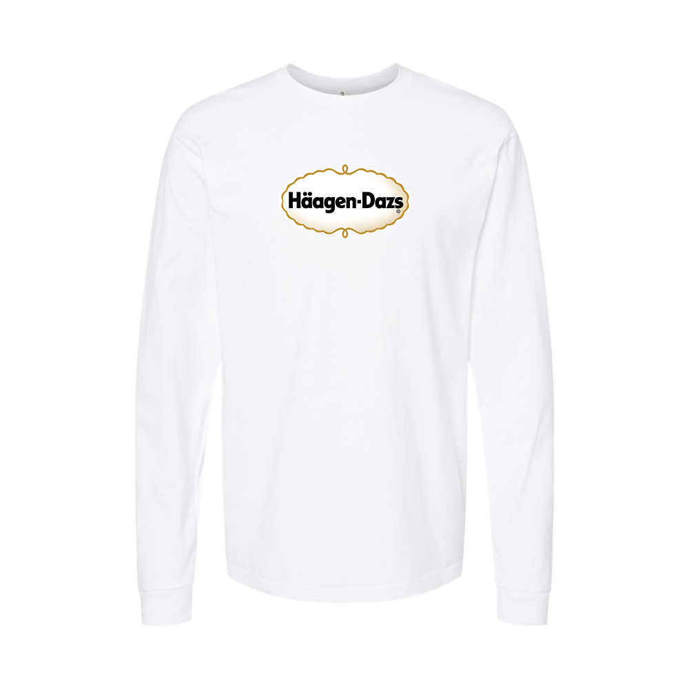 Youth Haagen Dazs Logo Cotton Long Sleeve T-Shirt