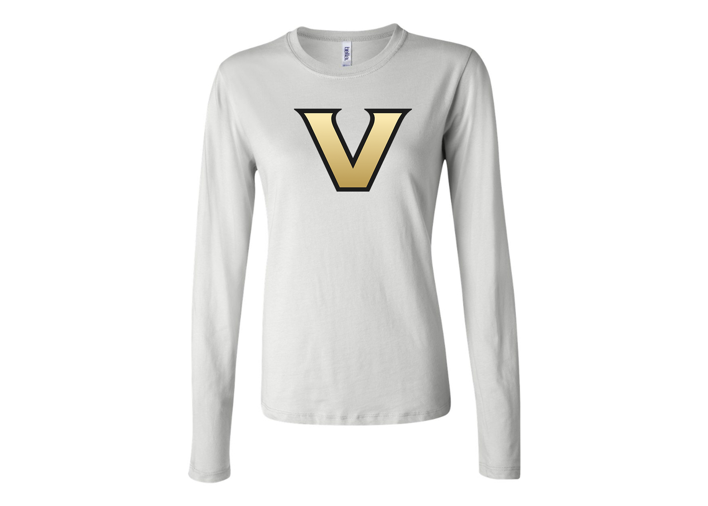 BELLA CANVAS Women’s Vanderbilt Commodores Jersey Long Sleeve Tee