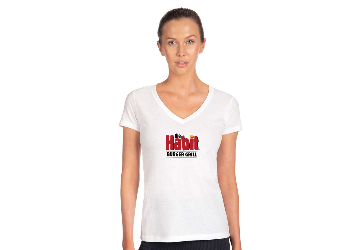 Women's The Habit Burger Grill Next Level V-Neck T-Shirt