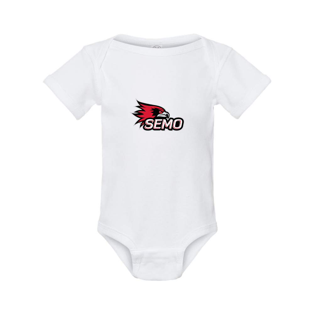 SEMO Redhawks Logo Rabbit Skins Infant Baby Rib Bodysuit