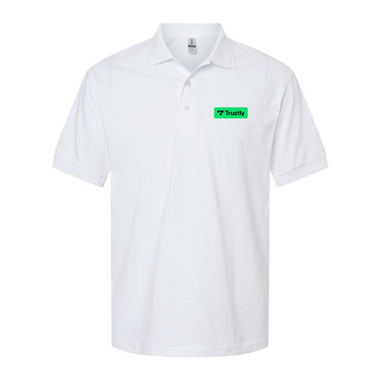 Men's Trustly Horizontal Logo Dry Blend Polo