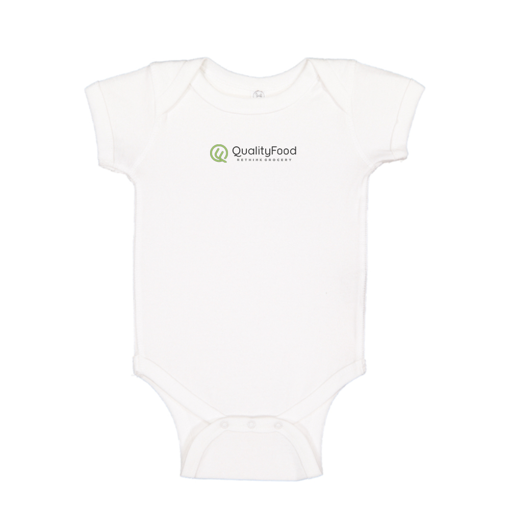 Quality Food Logo Baby Romper Onesie
