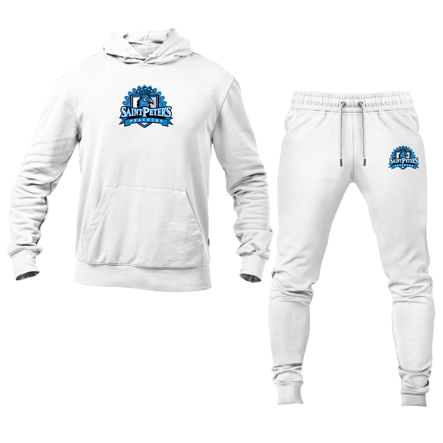 Men's Saint Peters Peacocks Logo Hoodie Joggers Set