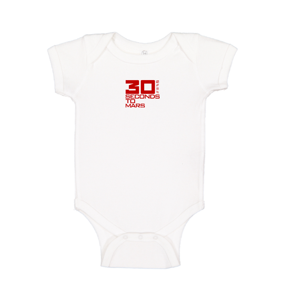 30 Seconds To Mars Logo Baby Romper Onesie