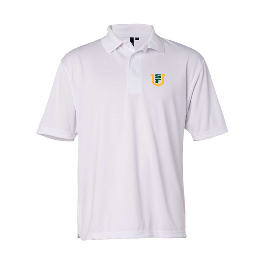 Men's San Francisco Dons Logo Sierra Pacific Moisture Free Mesh Polo