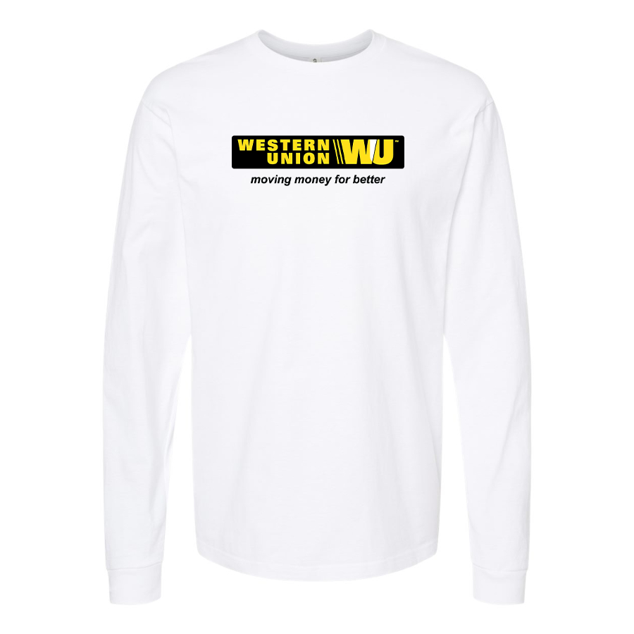 Men's Wastern Union Logo Long Sleeve T-Shirt