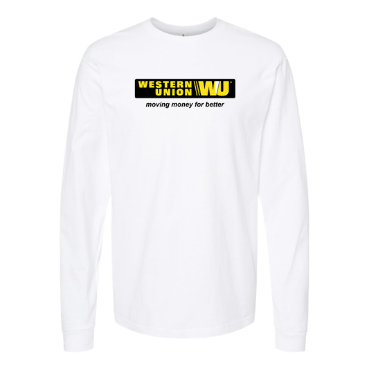 Men's Wastern Union Logo Long Sleeve T-Shirt