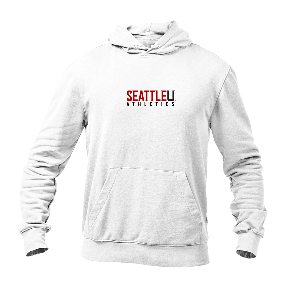 Men's Seattle Redhawks Logo Gildan  Heavy Blend Hooded Sweatshirt