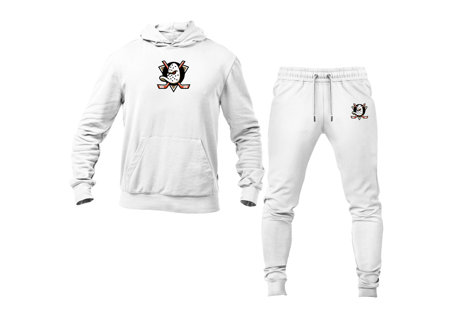 Men's Anaheim Ducks Logo Hoodie Joggers Set