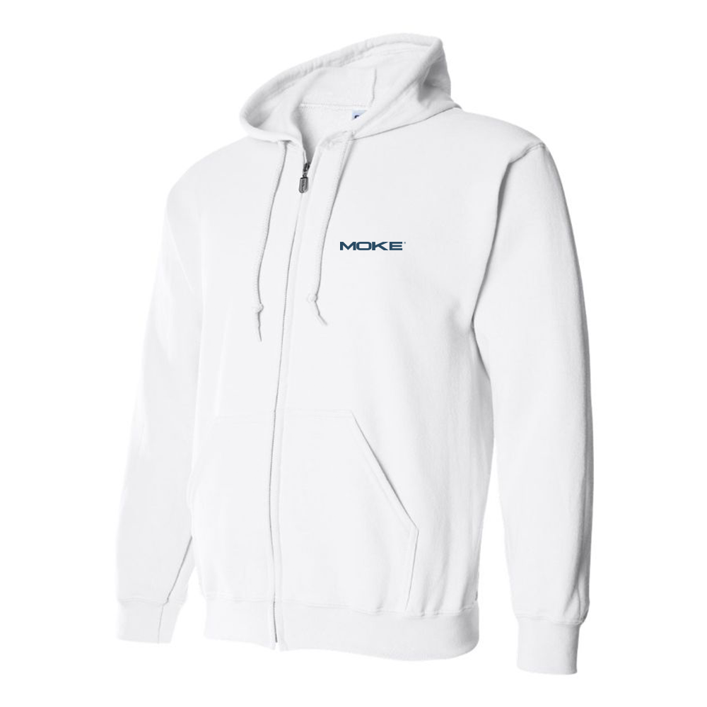 Men's Moke Logo Zipper Hoodie