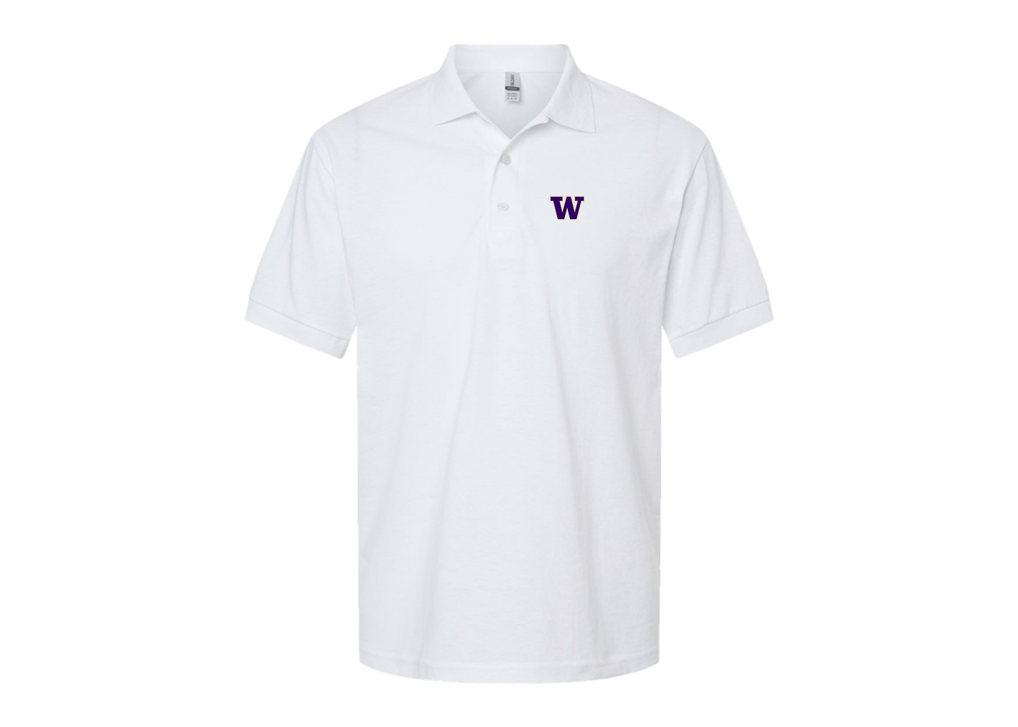 Men's Washington Huskies Gildan Dry Blend Jersey Polo