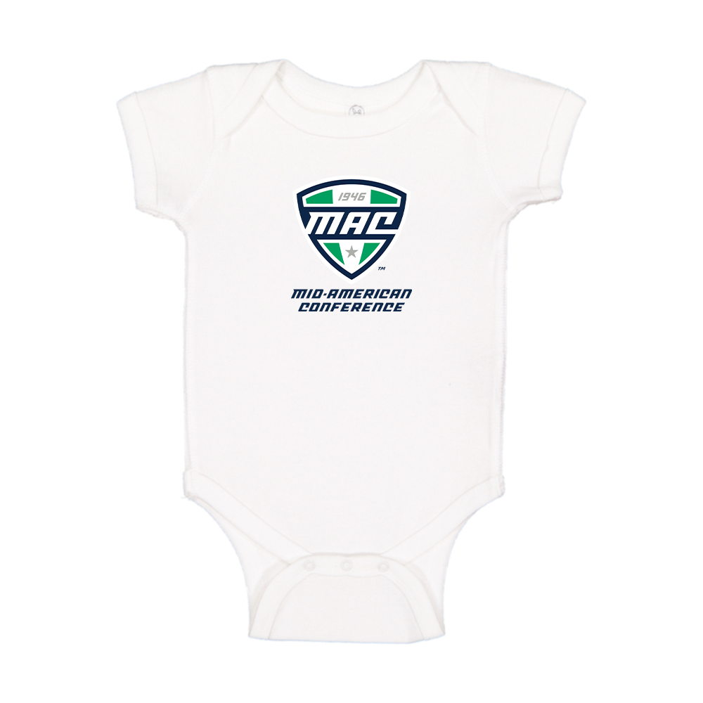 Mid American Conference Logo Baby Romper Onesie