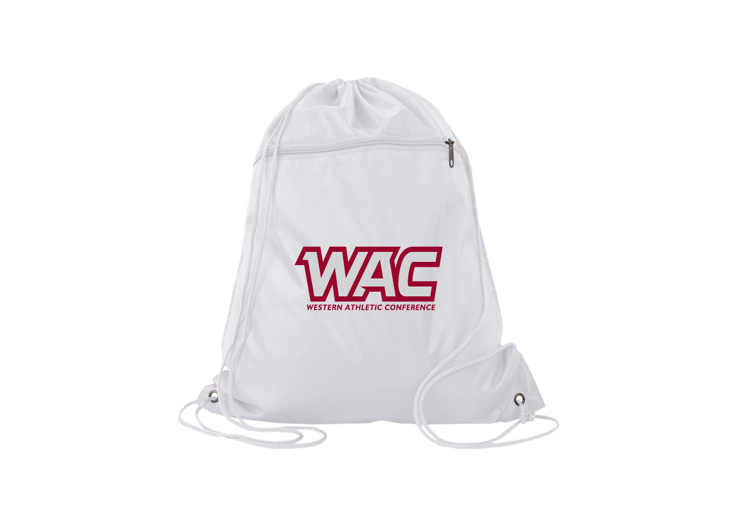 Western Athletic Conference Q-Tees - Polyester Cinchpack