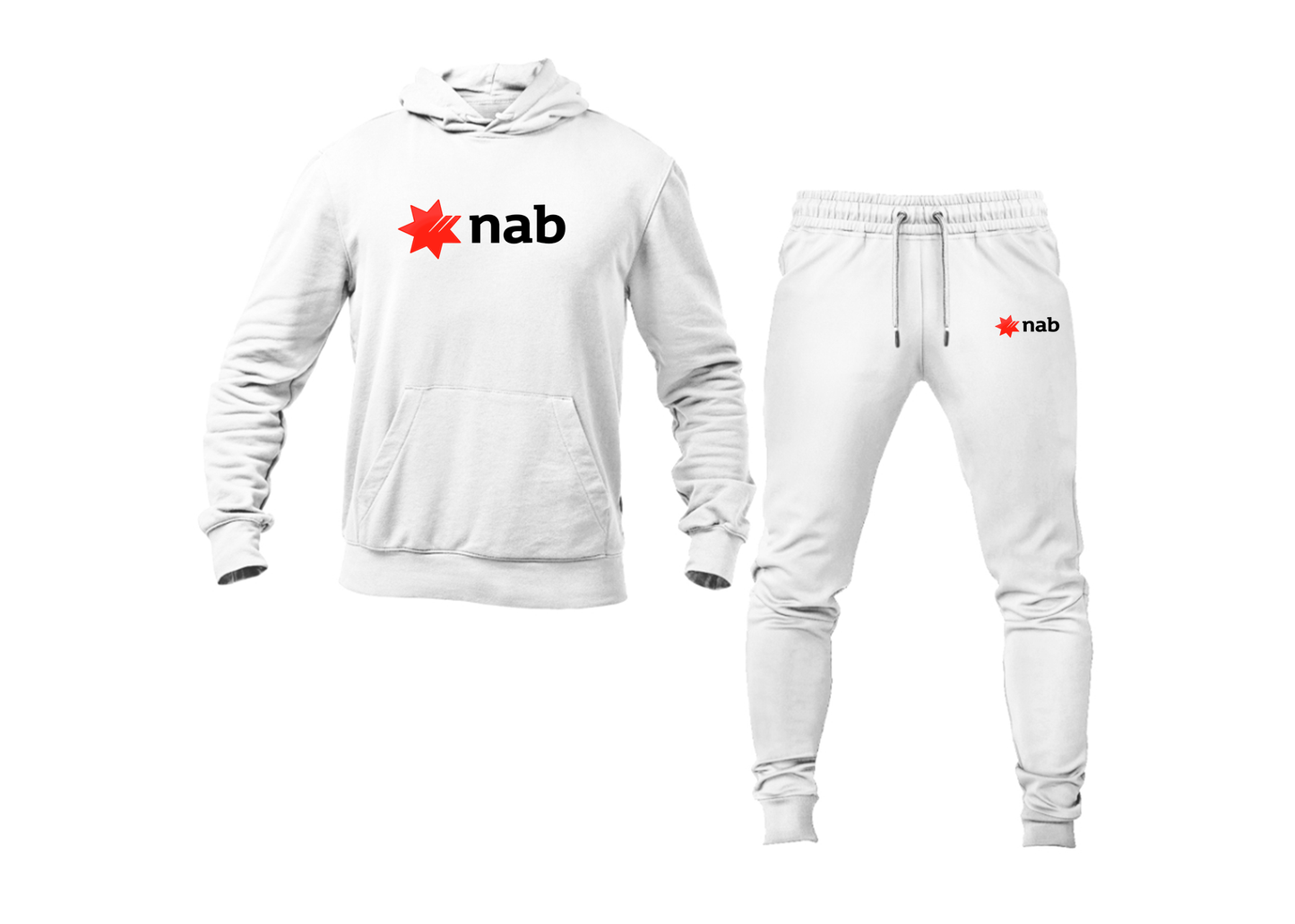 Men's NAB (National Australia Bank) Logo Hoodie Joggers Set