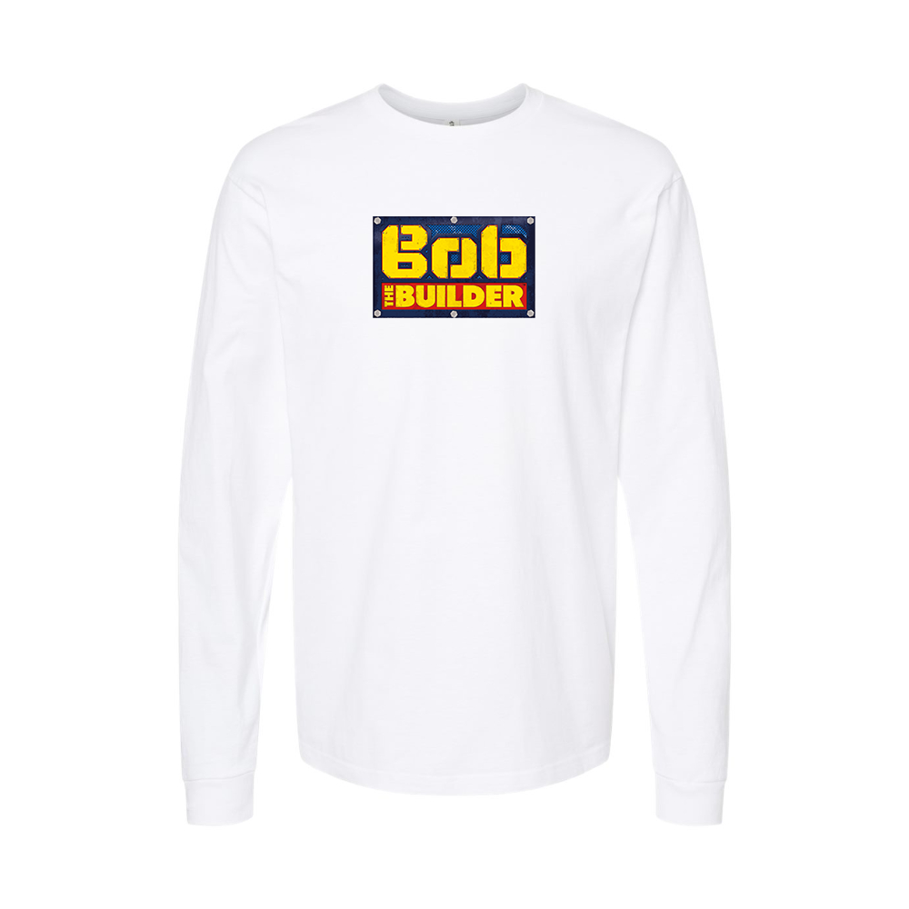 Youth Bob the Builder Logo Cotton Long Sleeve T-Shirt