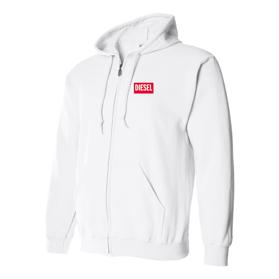 Men's Diesel Logo Zipper Hoodie