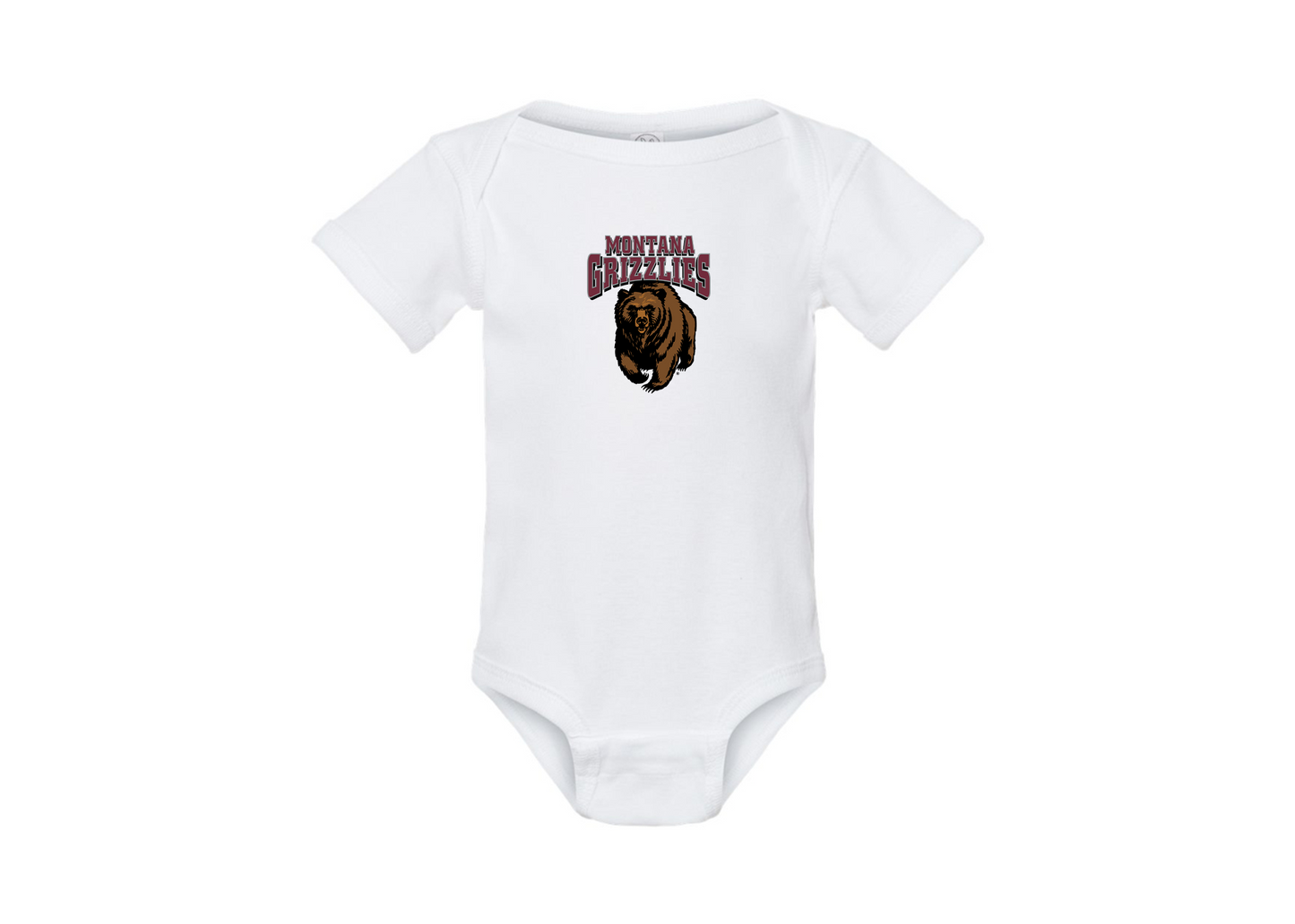 Montana Grizzliesl Rabbit Skins Infant Baby Rib Bodysuit