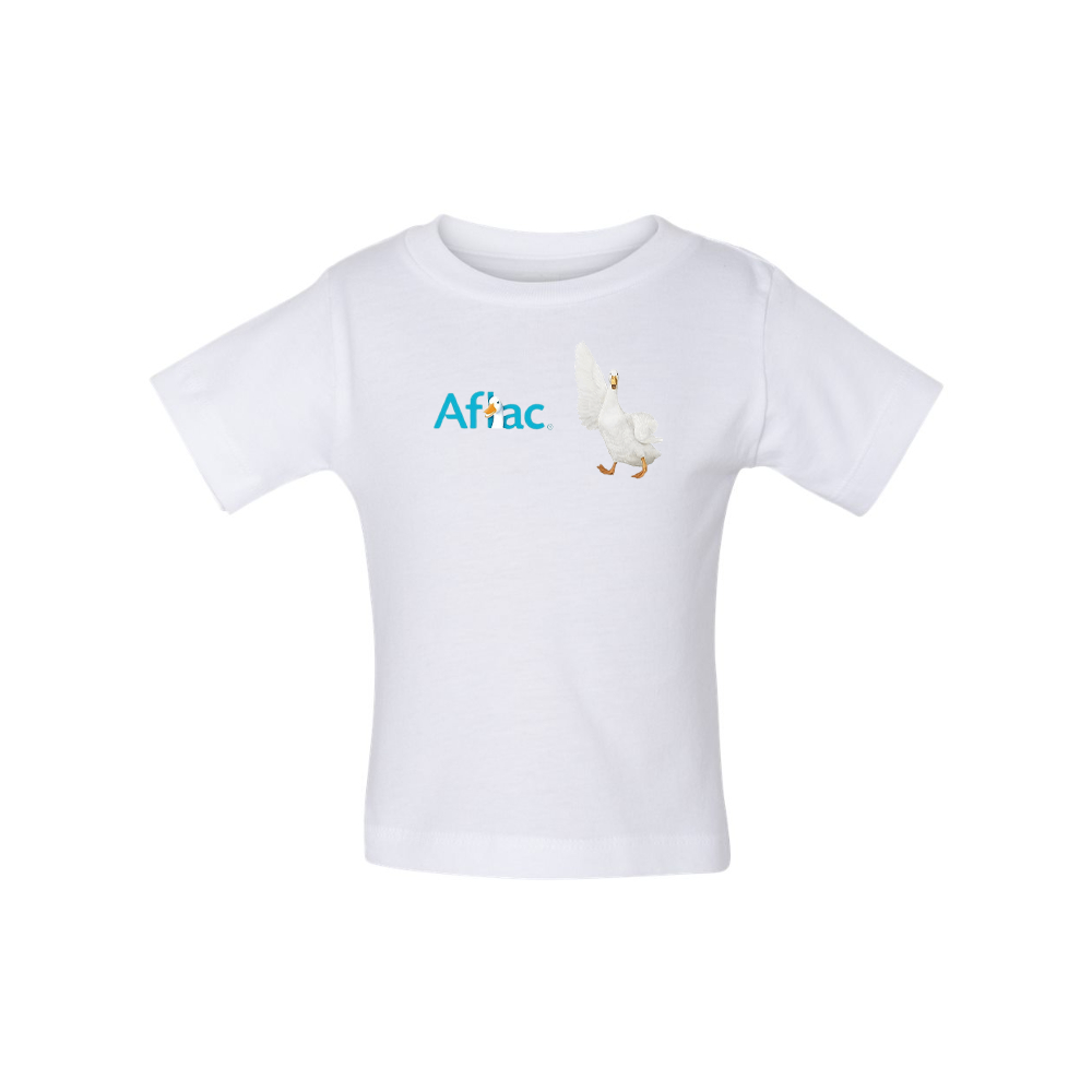 Aflac Logo and Duck BELLA CANVAS Infant Jersey Tee