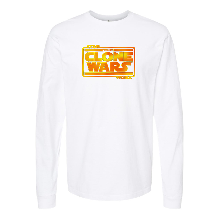 Men's The Clone wars Logo Long Sleeve T-Shirt