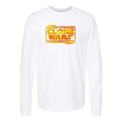 Men's The Clone wars Logo Long Sleeve T-Shirt