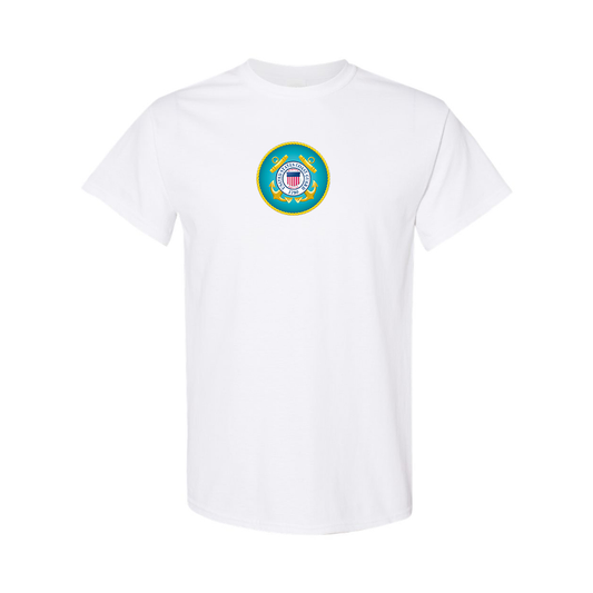 Men's Coast Guard Logo Cotton T-Shirt