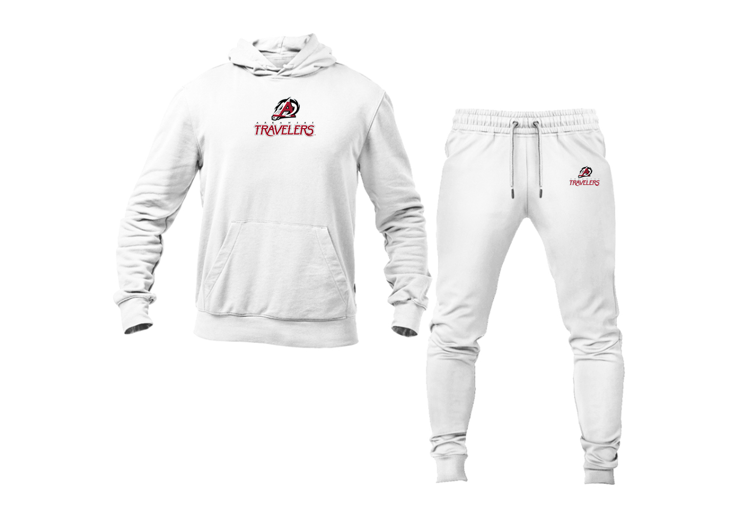 Men's Arkansas Travelers Logo Hoodie Joggers Set