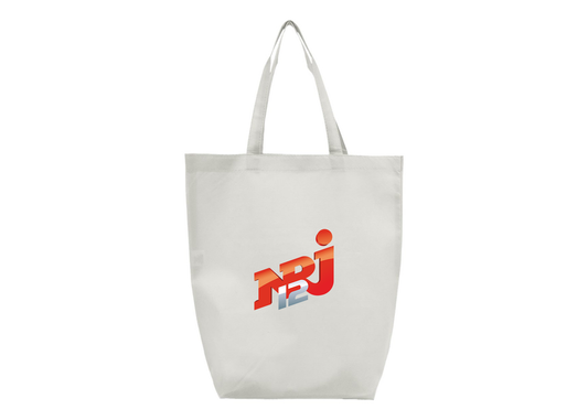 NRJ 12 Logo Q-Tees Non-Woven Gusset Bottom Tote