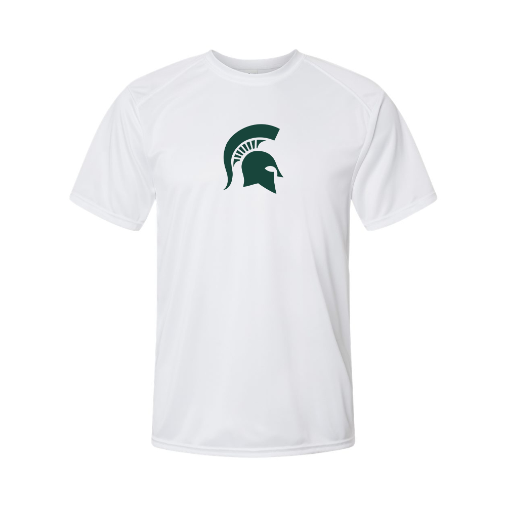 Men's Michigan State Spartans Logo Polyester T-Shirt
