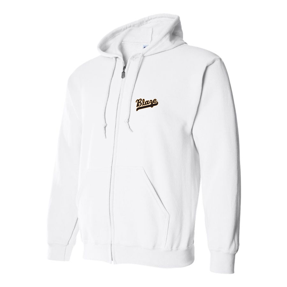Men's Bakersfield Blaze Logo Zipper Hoodie
