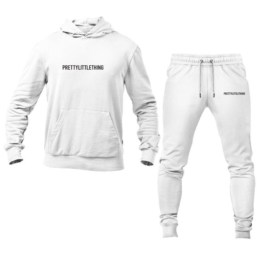 Men's Pretty Little Thing Logo Hoodie Joggers Set