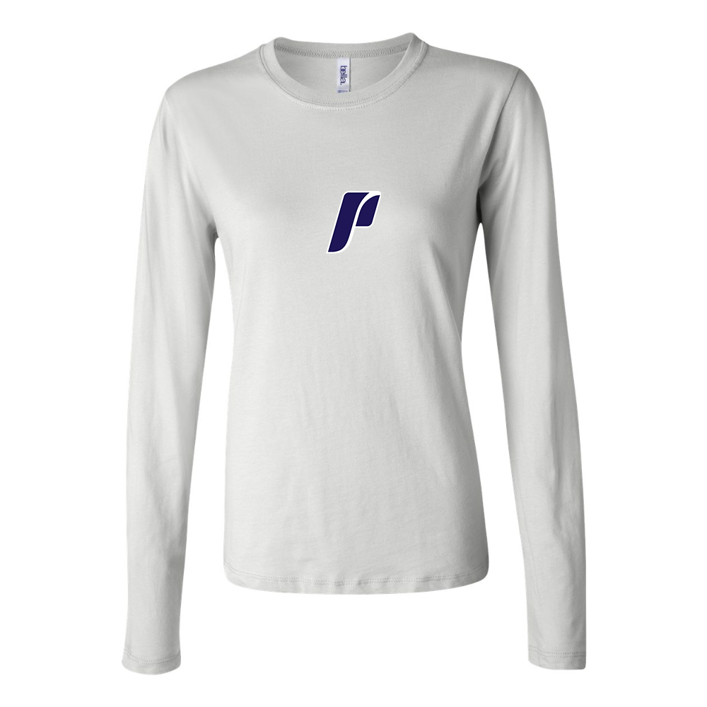 BELLA CANVAS Women’s Portland Pilots Logo Jersey Long Sleeve Tee