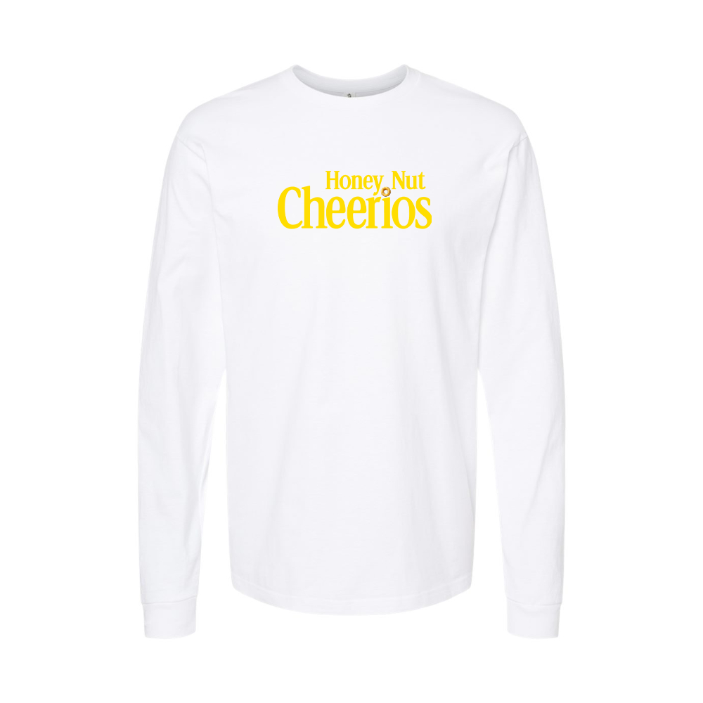 Youth Honey Nut Cheerios Logo Cotton Long Sleeve T-Shirt