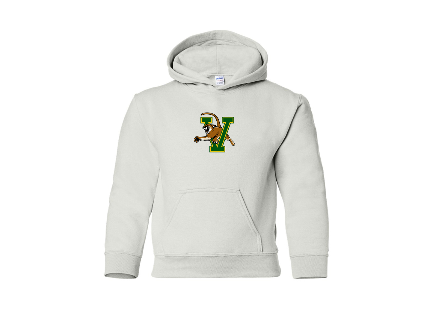 Youth Vermont Catamounts Gildan Heavy Blend  Hooded Sweatshirt
