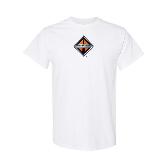 Men's International Trucks Logo Cotton T-Shirt