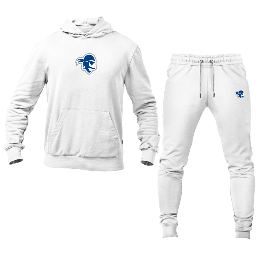 Men's Seton Hall Pirates Logo Hoodie Joggers Set