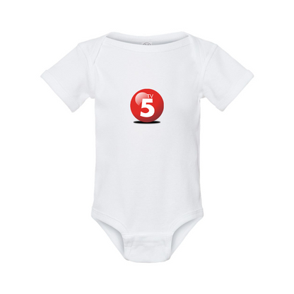 ABC TV5 Logo Rabbit Skins Infant Baby Rib Bodysuit