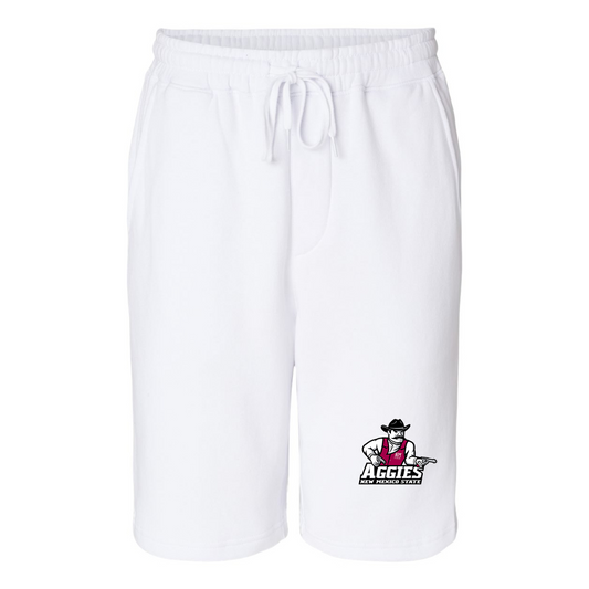 Men's Aggies New Mexico State Logo Independent Trading Co Midweight Fleece Shorts