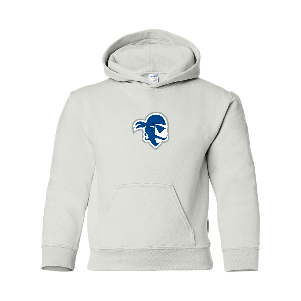 Youth Seton Hall Pirates Logo Gildan Heavy Blend  Hooded Sweatshirt